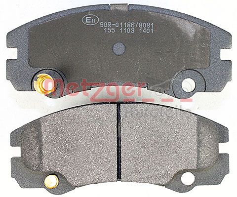 METZGER 1170363 Bremsbelagsatz, Scheibenbremse